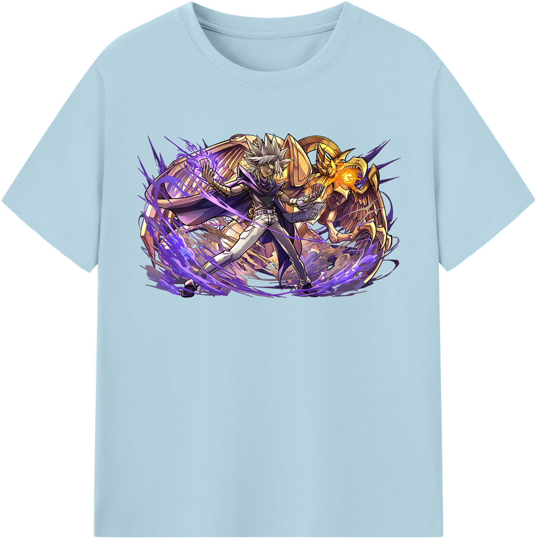 （画像用） 遊☆戯☆王 Yu-Gi-Oh! 綿100％半袖Tシャツ（フロントプリント）